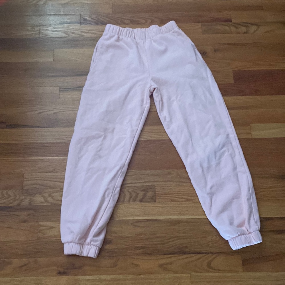 Brandy Melville Light Pink Fleece Joggers